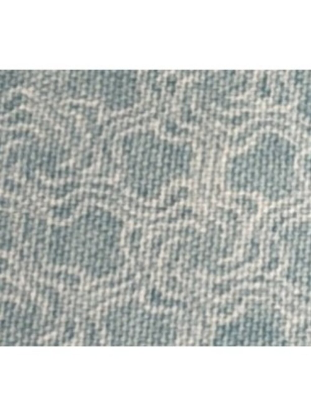 Waverly Inspirations Screen Print Cotton Fabric 1/2 yard x 54" Light Blue White